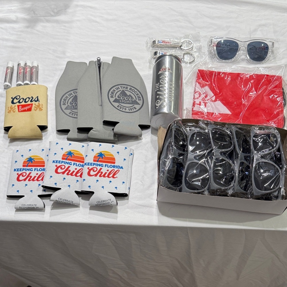 Coors Beer Merchandise | Drawstring Backpack & Accessories